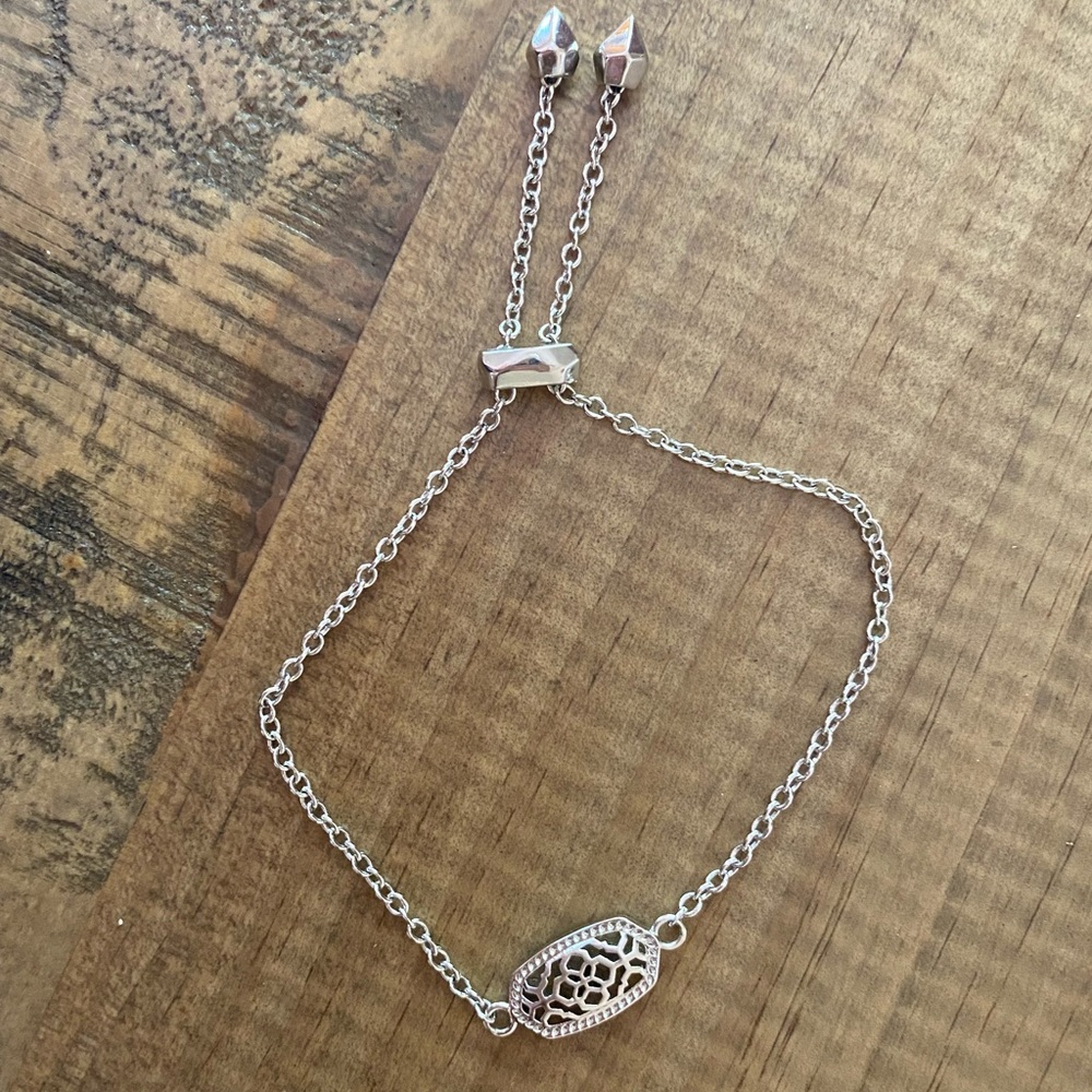 Kendra Scott Silver Adjustable Chain Bracelet